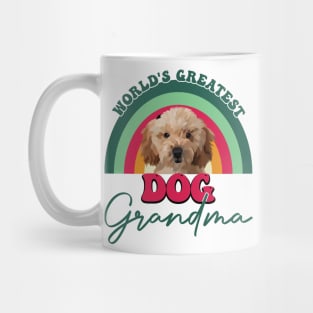 World's Greatest Dog Grandma  Cute Dog Owner Mug